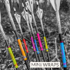 The Archemists Arrow Shaft Custom Number and Name Mini Wraps  (pack of 12) : AA68