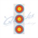 Target Face  Arrowhead 40cm Vertical 3 spot face RECURVE 10 RING only : AT45