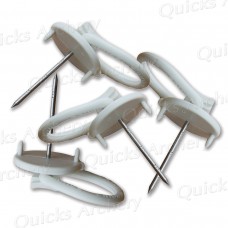 Danage Target Pins, 60mm metal stainless steel pin (pack of 8) : DT75