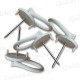 Danage Target Pins, 60mm metal stainless steel pin (pack of 8) : DT75