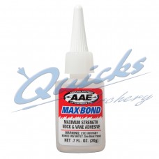 AAE Max Bond Adhesive Glue 0.7oz 20grms bottle : EK01