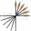 Easton X7 Eclipse Arrows Complete with Super Nocks (Set of 8) : ES04Aluminium ArrowsES04 3FL 8 SUPER UNI