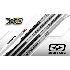 Easton X23 Black/Silver Arrows, Super Nocks & EP93 Points (Set of 12) : ES08