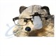 Gehmann Clip-On Opaque White Square Eye shield : GV56