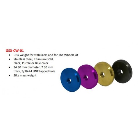 Gillo spare weight for Wheels Kit : JB25