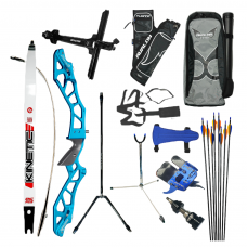 Kinetic Novius V2 Riser with KB57 Kinetic Engage Std Limbs : Club Level : RECURVE BOW SET : KB79set