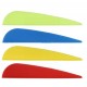 Merlin Neon Club 1618 Beginners Alloy Arrows spare vanes : MF20 pack of 12