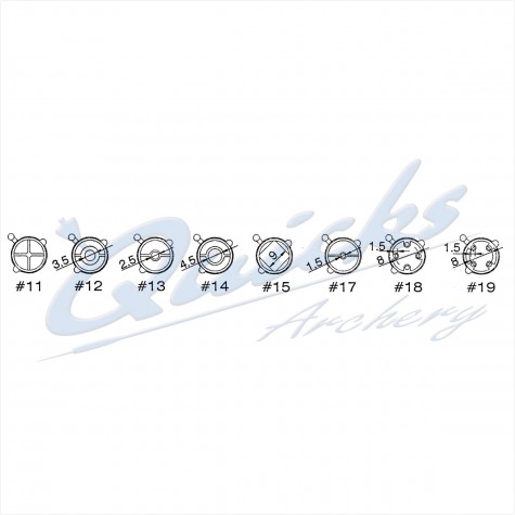 Beiter Inserts for 12mm Sight Tunnel : QA54ISight Pins~QA54I 12MM