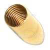 Brass Screw-On Bullet Point 5/16 80grain (each) : QP10Points For Wood ArrowsQP10