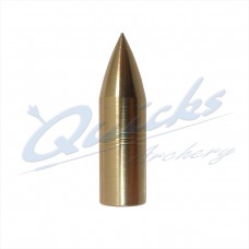 Brass Screw-On Bullet Point 11/32 125grain (each) : QP14