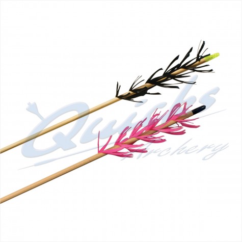 Quicks Flu Flu Arrows (each) : QS94Wooden ArrowsQS94