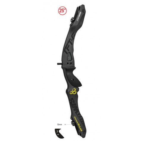 Win & Win Wiawis TFT-G Riser 25 Inch Black only : WB50 Recurve Target BowsWB50