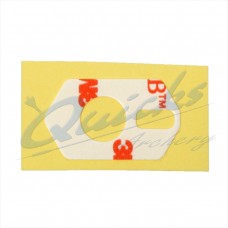 Shibuya Ultima Recurve Arrow Rest : SPARE DOUBLE SIDED BACKING : YL34