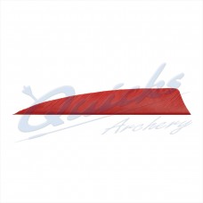 Trueflight Shield Pattern Feather 4 Inch (per doz) : ZF61