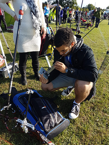 Beginner archery coaching